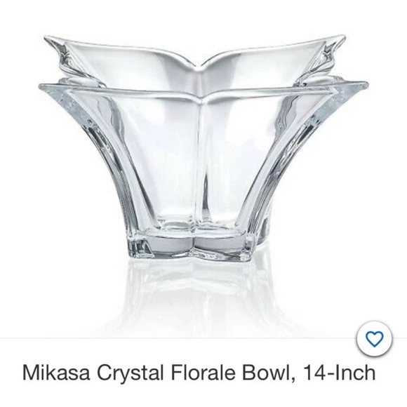 Mikasa florale cristal bowl - Picture 1 of 4
